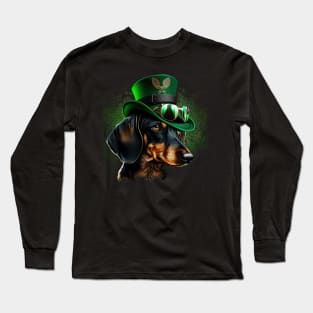 Dachshund St. Patrick's Day Long Sleeve T-Shirt